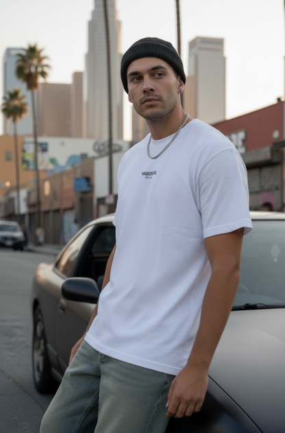 Vago Soul Classic Streetwear T-Shirt in White