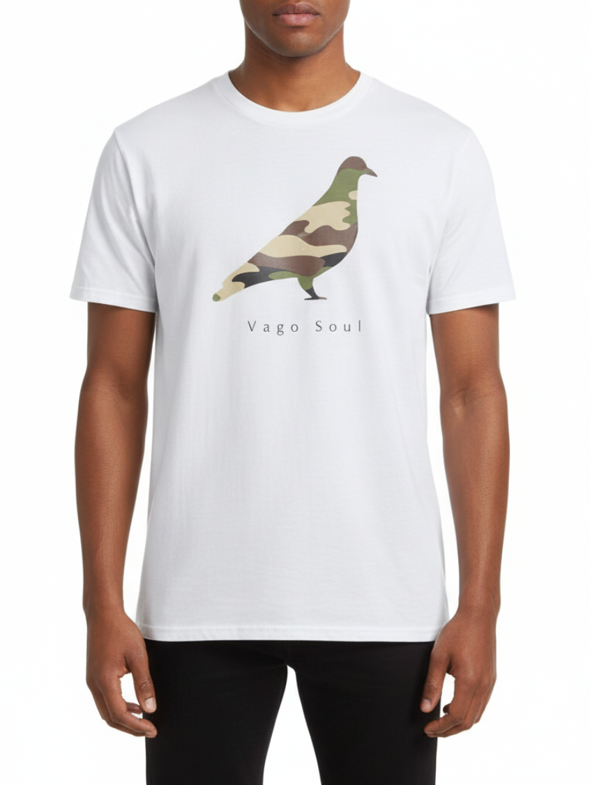Vago Soul Camo Pigeon Streetwear T-Shirt