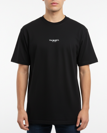 Vago Soul Classic Streetwear T-Shirt in Black